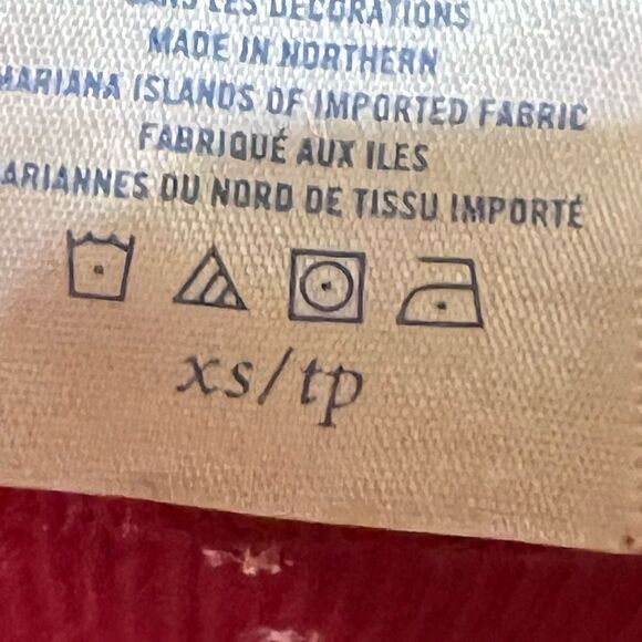 Vintage Aerie red waffle knit thermal size xs - Picture 4 of 5